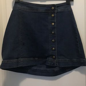 Free people Jean skirt